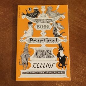 Old Possum's Book of Practical Cats by T.S. Eliot - Orange Cover